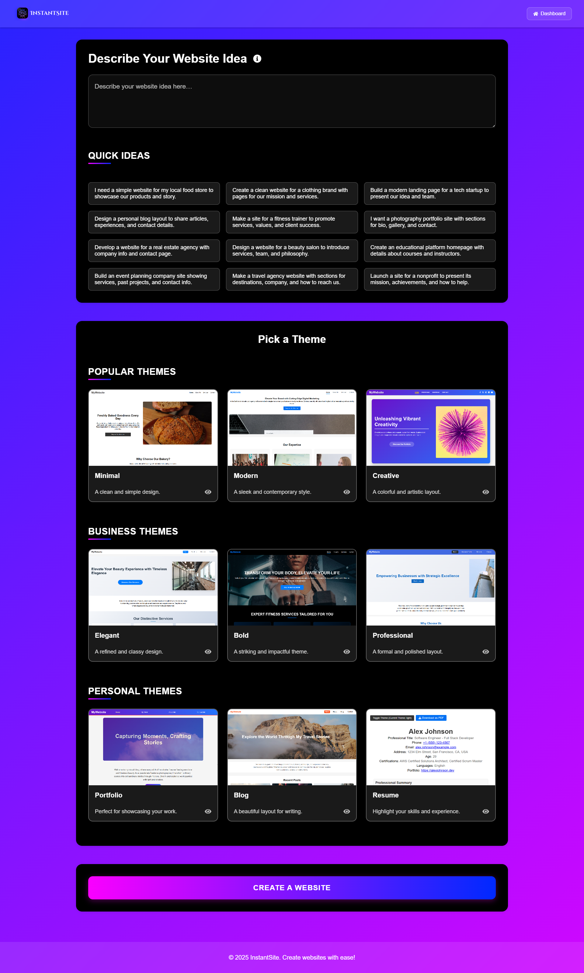 Getting Started with InstantSite: A Beginner's Guide