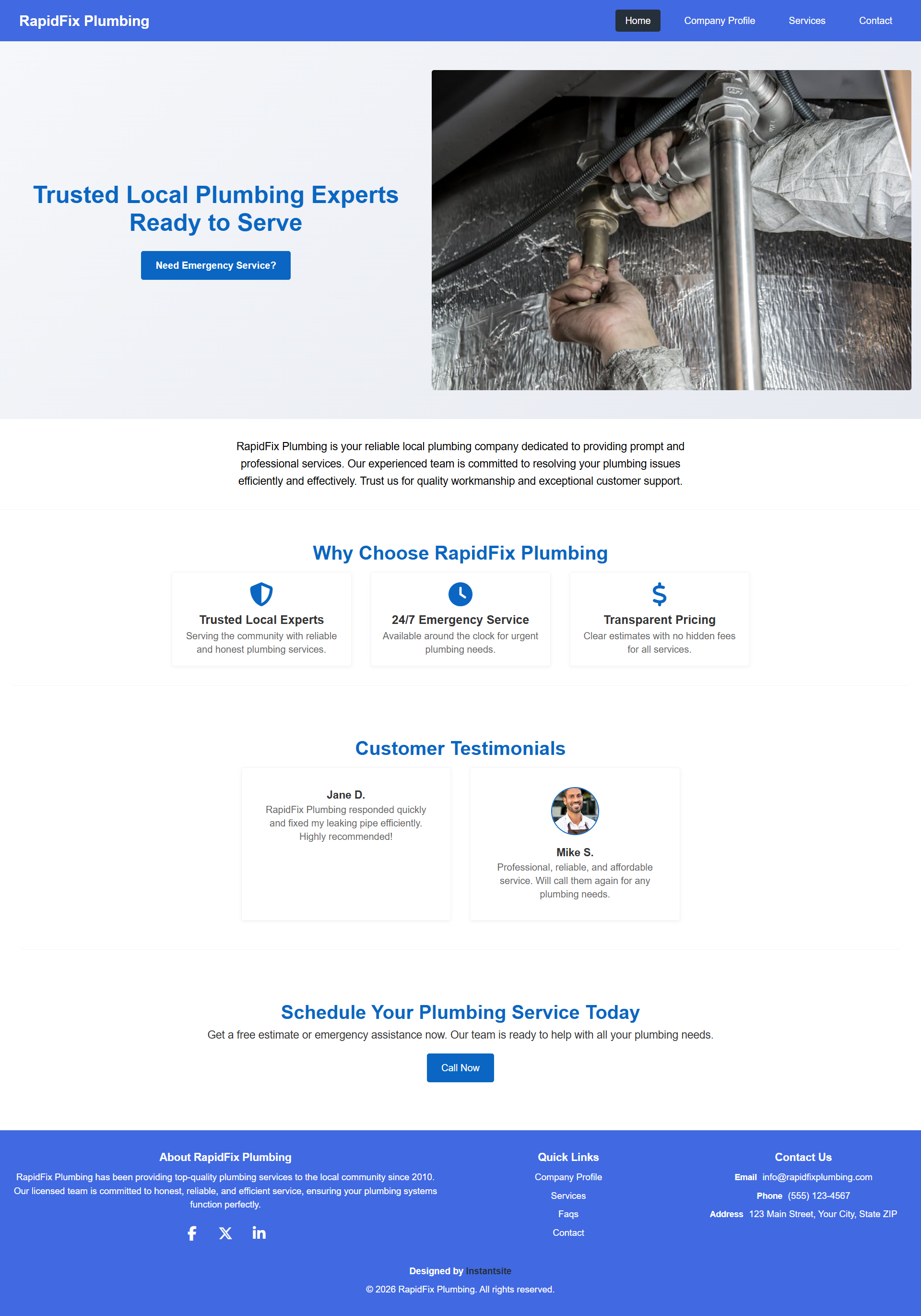 Business Website